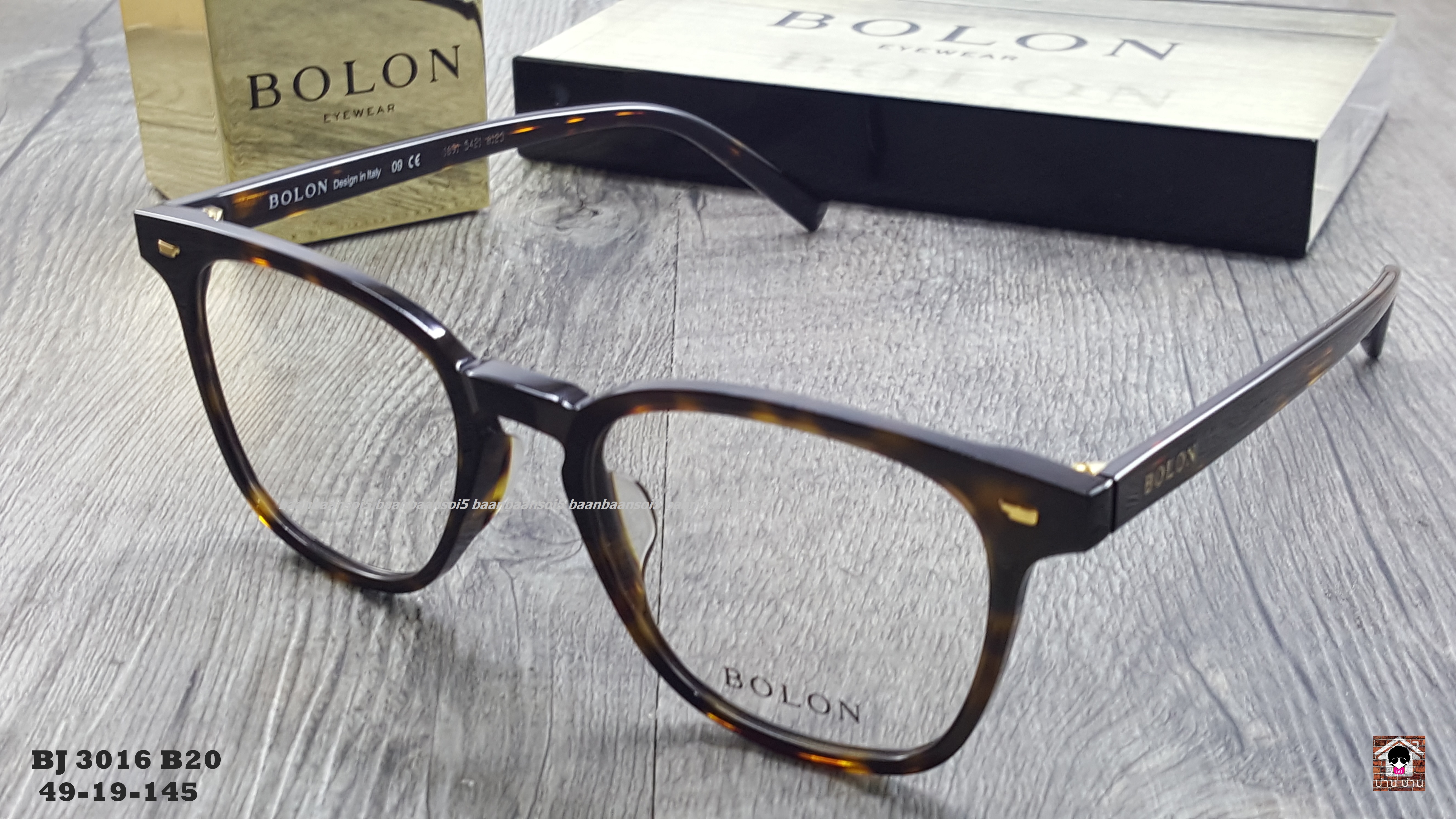 Bolon BJ 3016 B20 โปรโมชั่น กรอบแว่นตาพร้อมเลนส์ HOYA ราคา 3,490 บาท