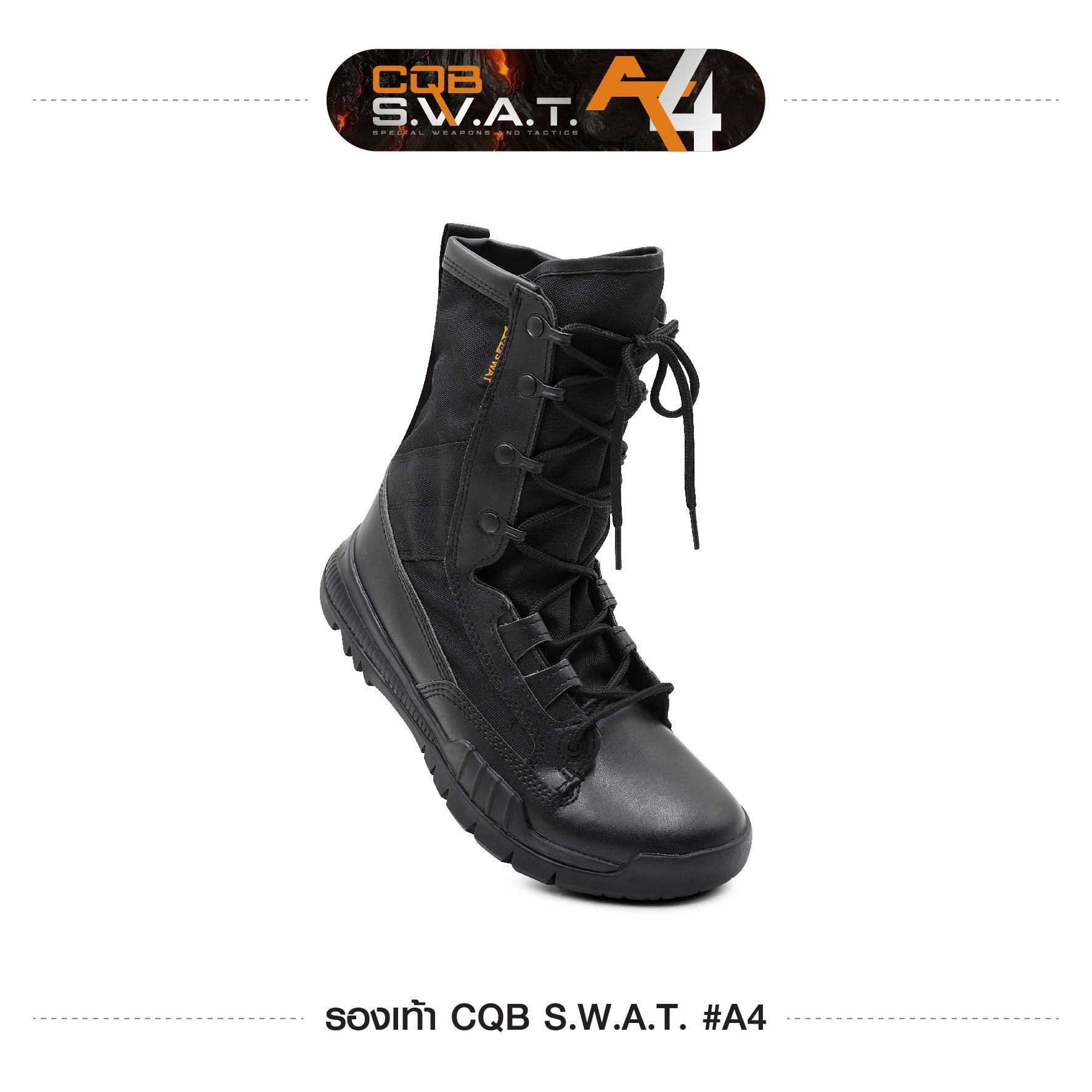 New. รองเท้า CQB A4 #รายละเอียดสินค้า - ชนิดของผ้า microfiber ที่มีน้ำหนักเบา ทำให้น้ำหนักเบามาก -อายุการใช้งานนาน หนังชนิดนี้นิยมผลิต รองเท้า safety รองเท้าหัวเหล็ก เป็นที่นิยมมากในปัจจุบัน -พื้น PU ความหนาแน่นสูง ความแข็งเป็นเยี่ยม, ต้านทานการสึกหรอได้ด