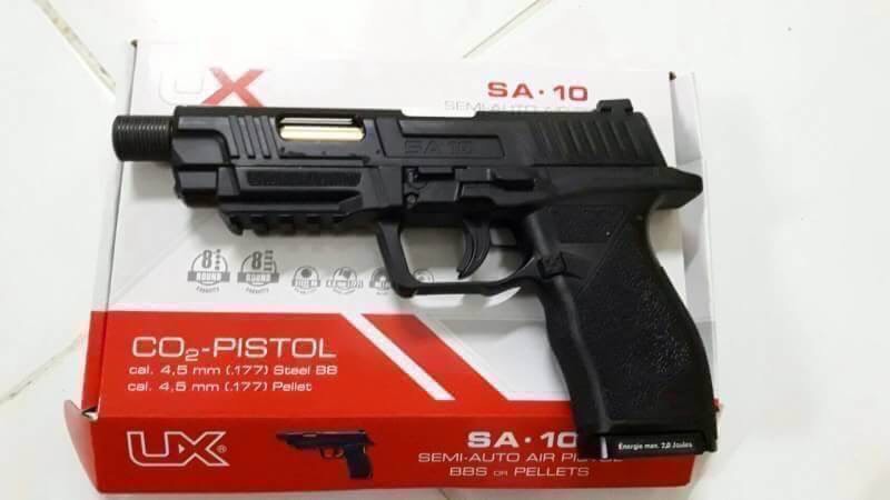 New.Umarex Co2 Pistol UX SA10 ใช้ลูกเหล็ก 4.5 mm / ใช้ลูกเบอร์1 .177 ได้ทั้ง 2 แบบ ราคาพิเศษ