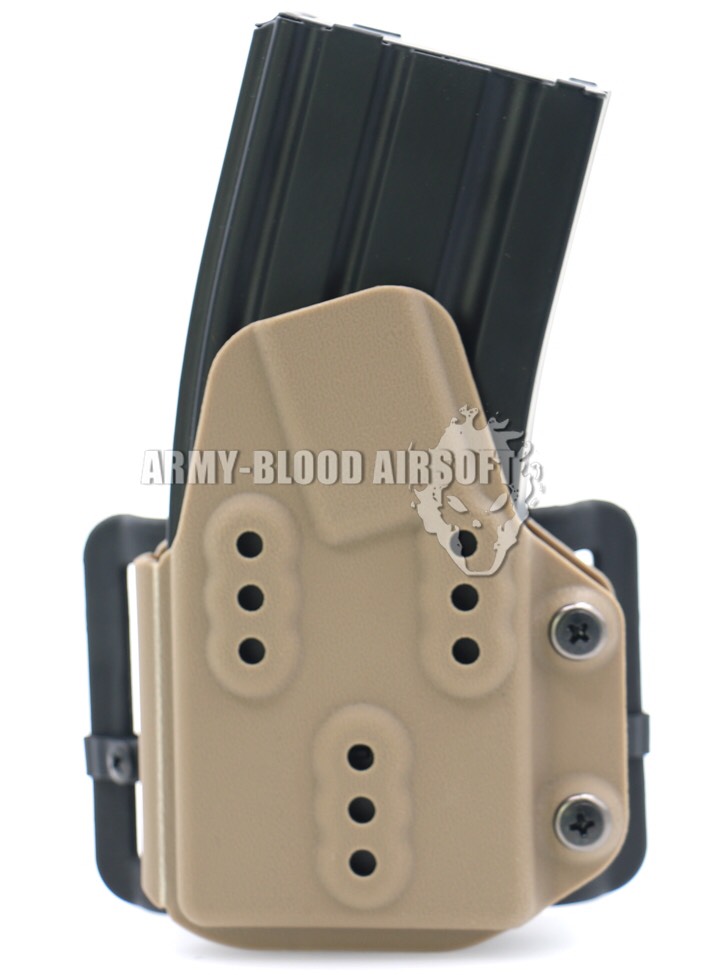 New.Single Standard Kydex Rifle Magazine Carrier for M4 5.56 Magazine(BK) ราคาพิเศษ