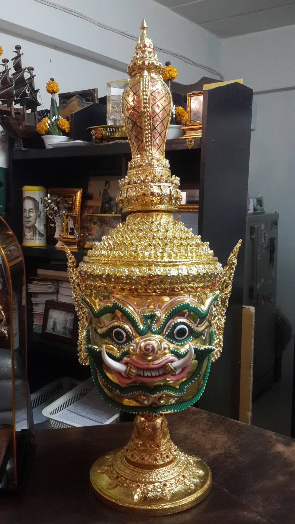 ท้าวเวสสุวรรณ ขนาดครอบ