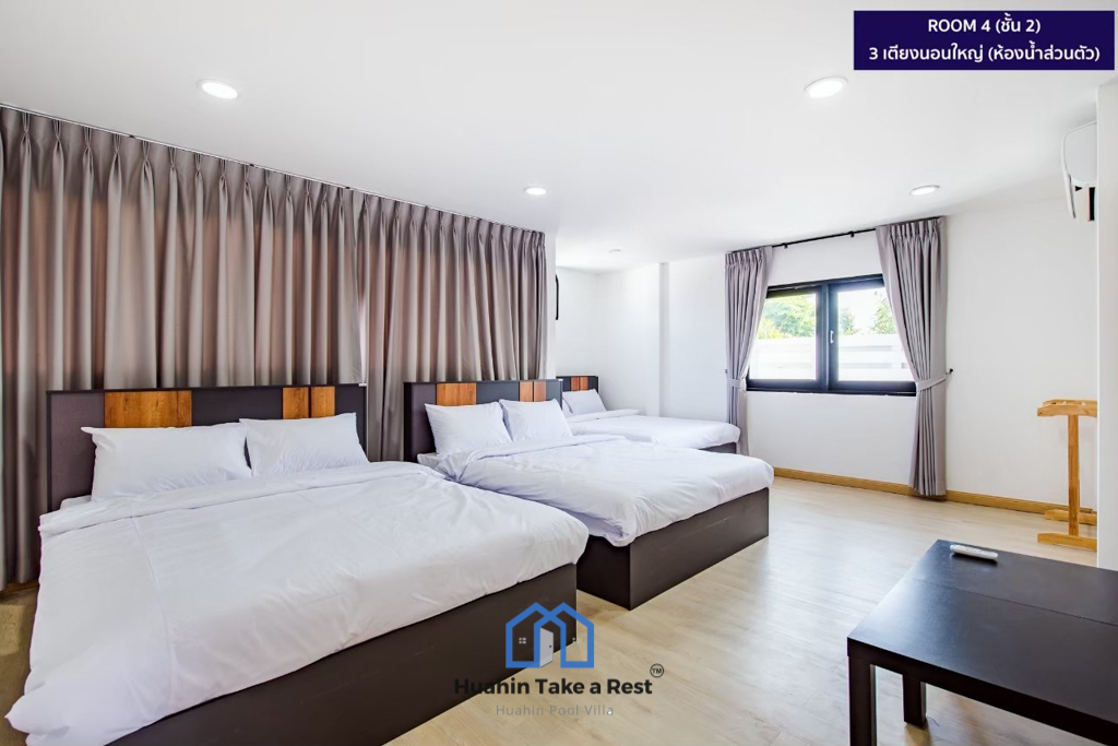 HR15041 บ้านพักหัวหิน บ้าน Miami Beach Villa