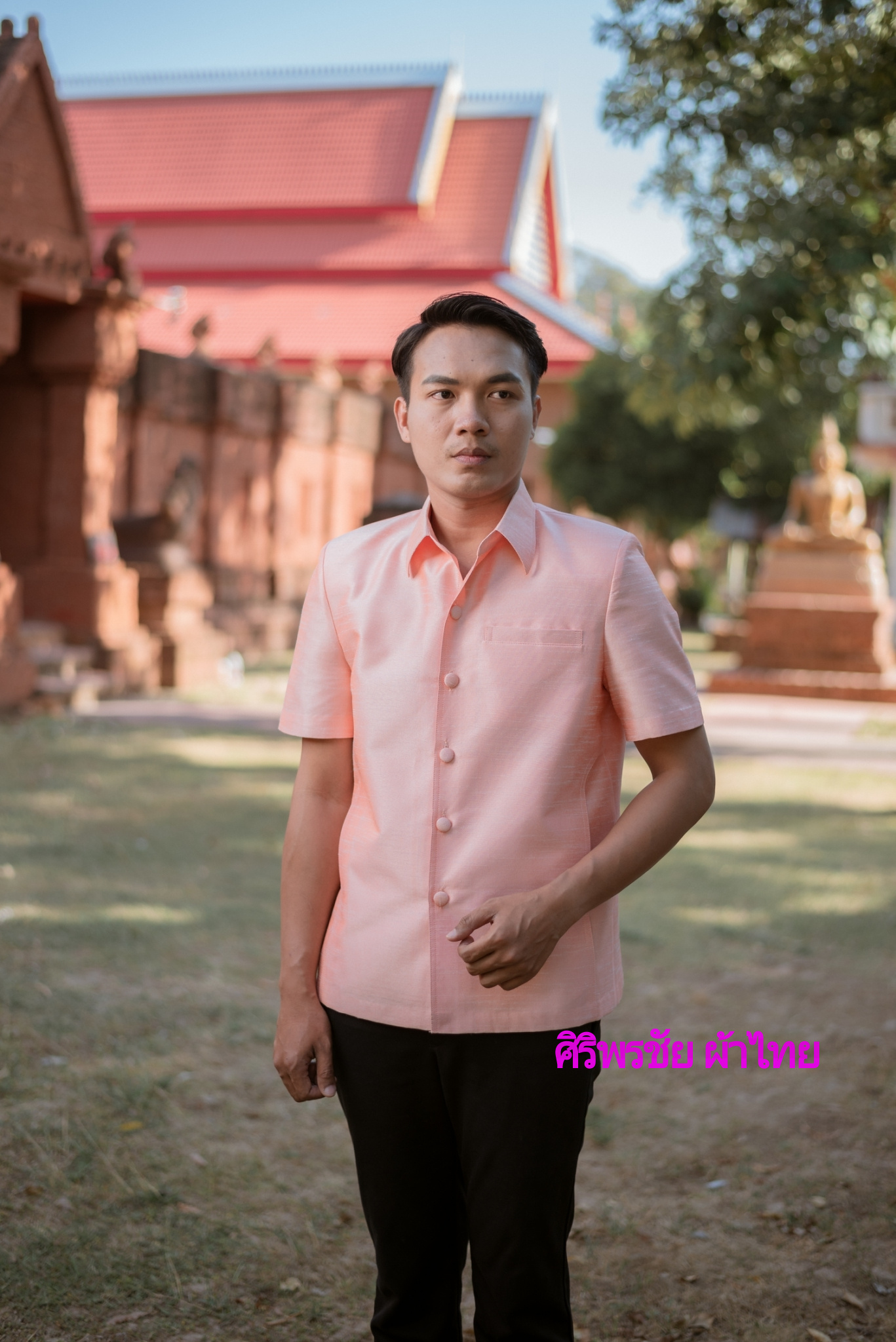 เสื้อสูทชายไหมแพรทิพย์ เสื้อสูทชายไหมประดิษฐ์ สูทผ้าไทยชาย ซาฟารีผ้าไทยชาย สูทผ้าไหมแพรทิพย์ สูทผ้าไทย ซาฟารีชาย โอโรส XXL