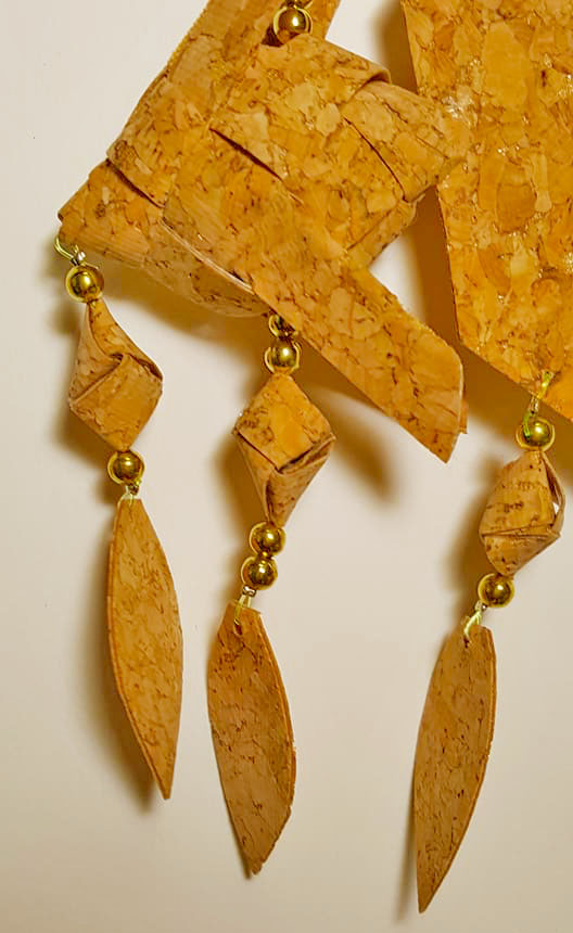 พวงกุญแจปลาตะเพียนสานจากเส้นไม๊ก๊อก002