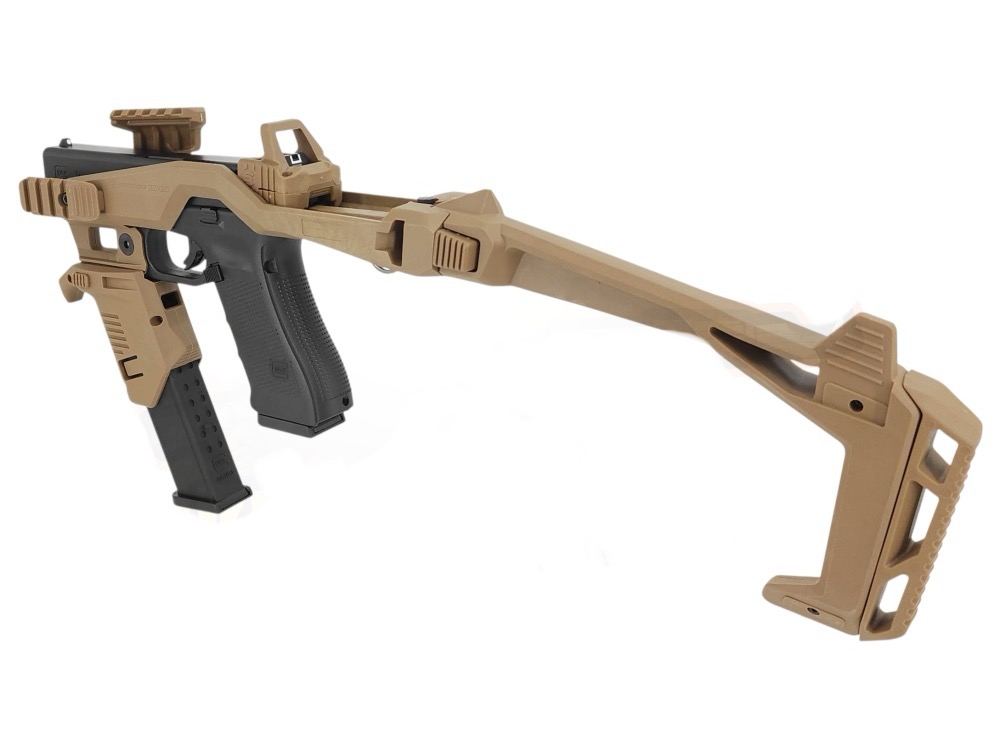 New.Recover Tactical 20/20 Full Kit สำหรับ Glock 17/19/34 ทุก Gen (สีทราย) รุ่นปืนที่รองรับ Glock 17 Gen3 / Gen4 / Gen5 / MOS / L / P / T Glock 19 Gen3 / Gen4 / Gen5 / MOS / L / P / X / T Glock 22 Gen3 / Gen4 / P Glock 23 Gen3 / Gen4 / P Glock 24 Glock 31