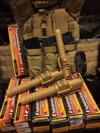 New.ดิ้ว ESP Expandable Baton Made in E.U. ขนาด 21" มาพร้อมซองโพลีเมอร์ แข็งแกร่ง ทนทาน พกพาสะดวก พกไว้ติดตัวก็ง่าย ราคาพิเศษ