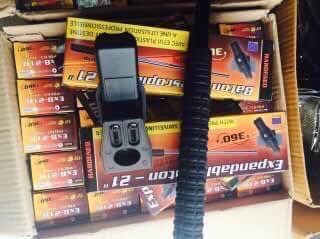New.ดิ้ว ESP Expandable Baton Made in E.U. ขนาด 21" มาพร้อมซองโพลีเมอร์ แข็งแกร่ง ทนทาน พกพาสะดวก พกไว้ติดตัวก็ง่าย ราคาพิเศษ