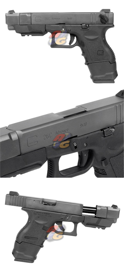 Glock26C Advance Gen3 WE สีดำ (Full Auto)