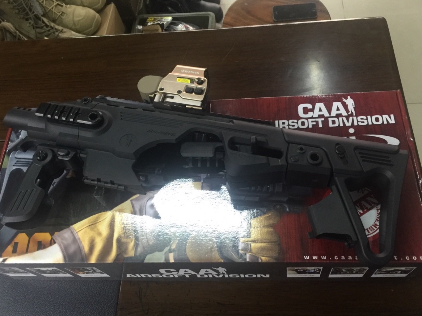 New.CAA RONI B M9/M92F/M9A1 Pistol Carbine Conversion Kit in Black ราคาพิเศษ