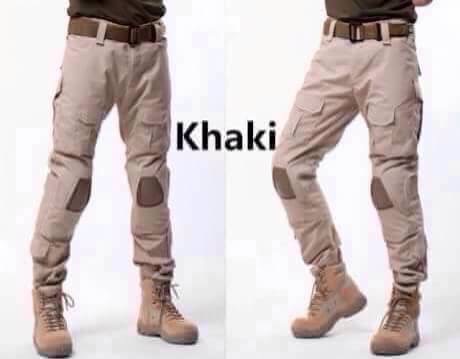 New.สินค้ายอดนิยม กางเกงสนับเข่ายุทธวิธี เป็นผ้าตาราง เนื้อผ้าใส่สบาย ซักตากแห้งไว เนื้อผ้าเป็นผ้าทอสีเดียวกันกับเนื้อผ้า จึงไม่ต้องกังวลเรื่องสีตก สีซีดเร็ว มีสนับเข่าในตัว ไม่ใช้งานสามารถดึงออกได้ สีดำ ครีม เขียว AUC Atacsทราย Atacsเขียว มัลติแคมป์ พราง