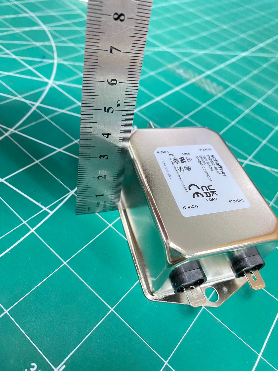 NOISE FILTER SCHAFFNER 10A 250VAC 50/60Hz