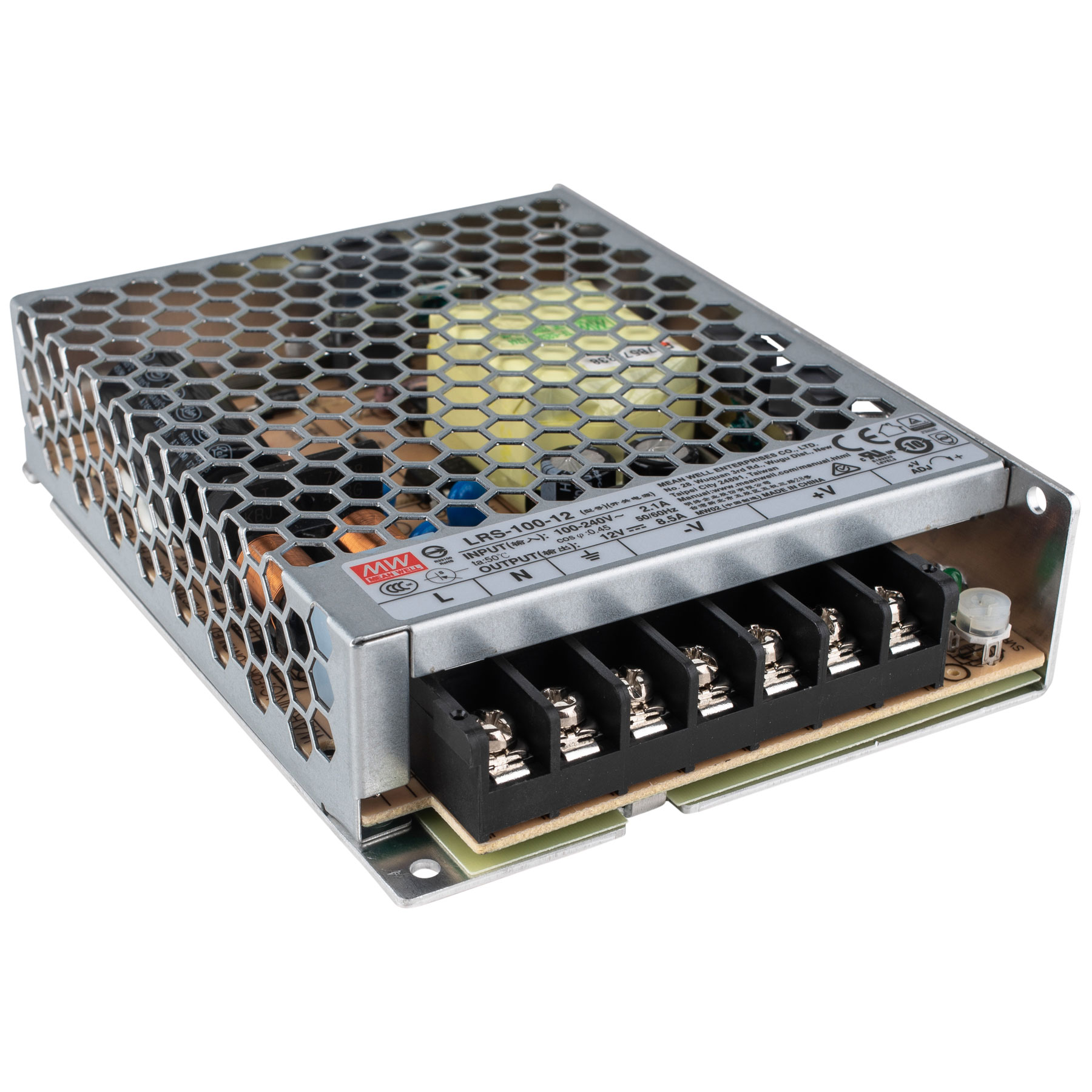 LRS-100-12 POWER SUPPLY 12VDC 100W MEANWELL พาวเวอร์ซัพพลาย 8.5A