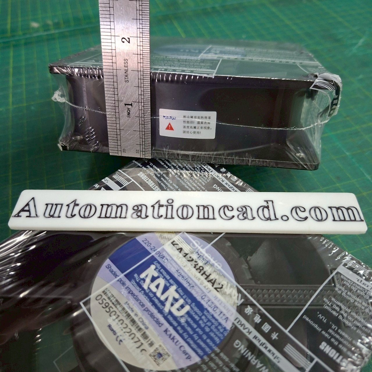 พัดลมระบายอากาศ KAKU ขนาด 4.5 นิ้ว 220VAC ลูกปืนแบบ Sleeve - KA1238HA2 Cable