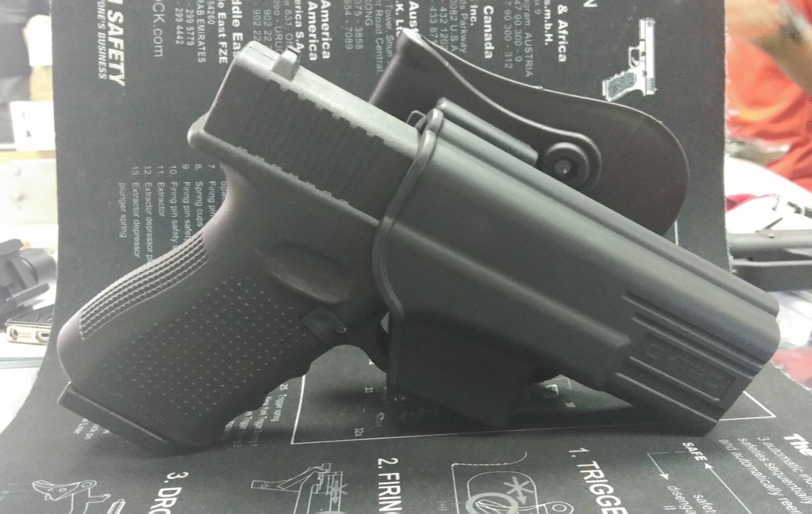 New.ซองปืน รุ่นT-Thumbsmart Holster จากค่าย Cytac ของปืน Glock 19 ใส่ได้ทั้งปืน Glock 19，23，32（Gen1-4）