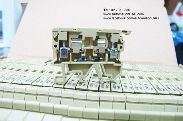 TERMINAL FUSE เทอร์มินอลฟิวส์ 10A ไฟ LED 24VDC