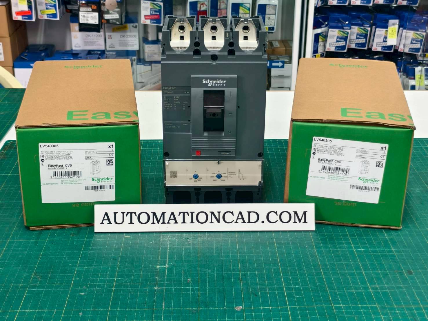 เซอร์กิตเบรกเกอร์ LV540305 3P 320A TM320D (224-320A) 36kA ชไนเดอร์ SCHNEIDER EasyPact CVS400F