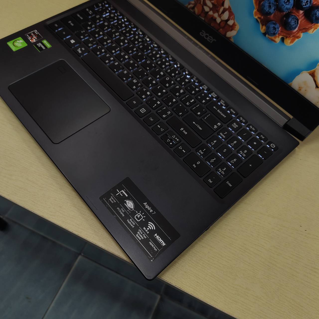 ACER Aspire 7 A715-42G-R7RS สภาพเครื่อง 80%