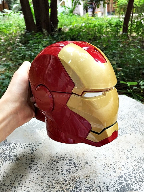 [PO]แก้วเก็บความเย็น IRONMAN[ภายในพลาสติก][ตาขาว]
