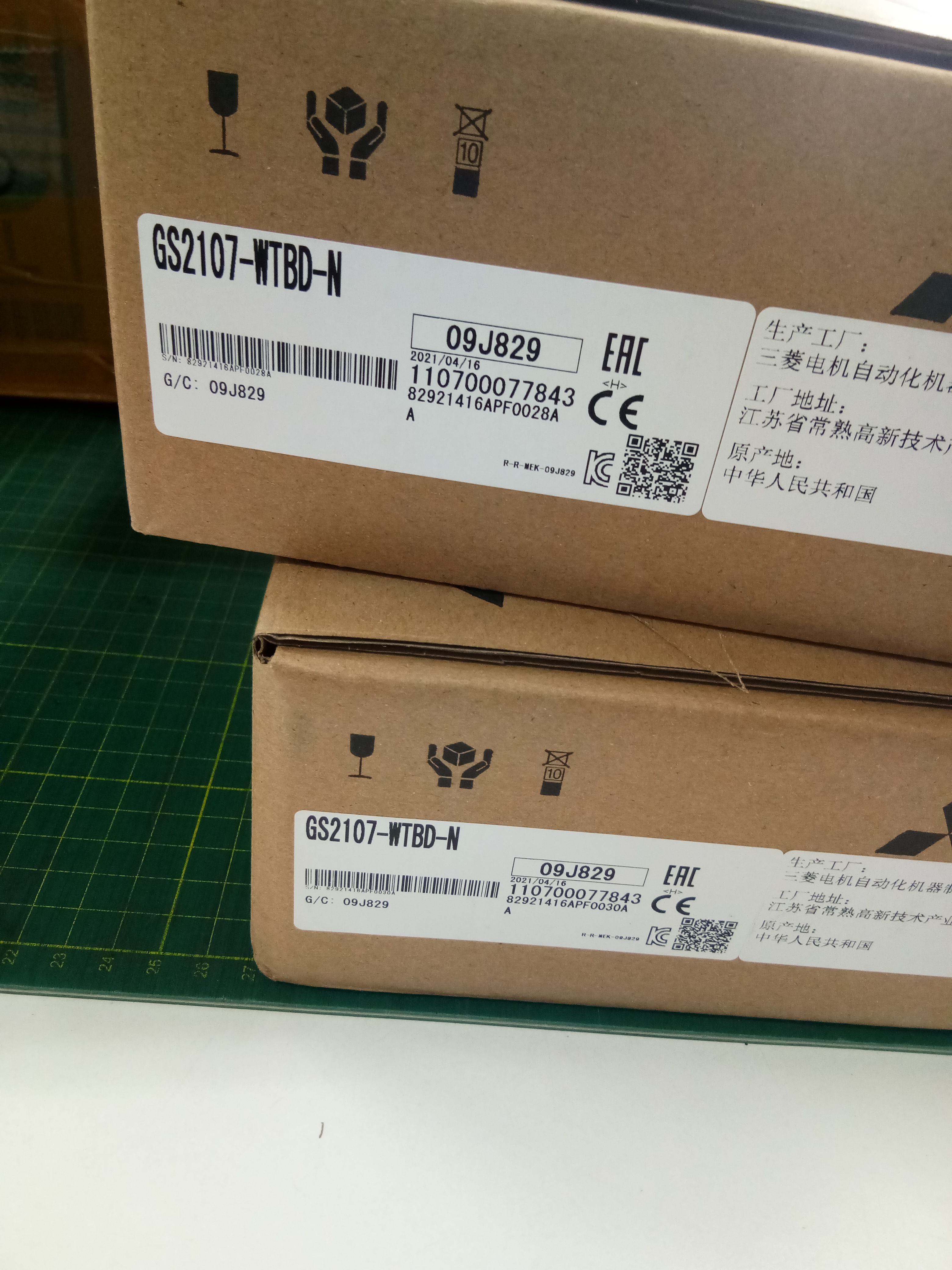 จอTOUCHSCREEN MITSUBISHI รุ่น GS2107-WTBD-N หน้าจอ 7 นิ้ว เชื่อมต่อ PLC