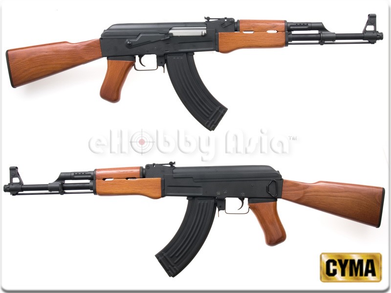AK47 เหล็กจริงไม้จริง ระบบไฟฟ้าโบวแบ๊ค Cyma CM046