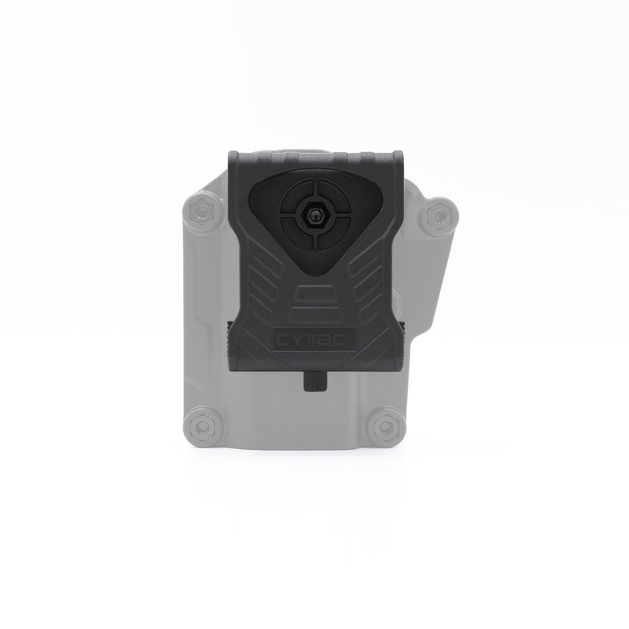 New.Belt Loop Cytac ⚓ ผลิตจาก Polymer เกรดคุณภาพ ⚓ เป็น Adaptor ใช้ต่อเข้ากับซองหรืออุปกรณ์ต่างๆ ที่มีลักษณะข้อต่อแบบฟันเฟืองได้ ⚓ สำหรับสอดเข็มขัดที่มีความกว้าง 1.5" - 2.3" ( ปรับระดับได้ ) ⚓ สำหรับสอดเข็มขัดที่มีควา