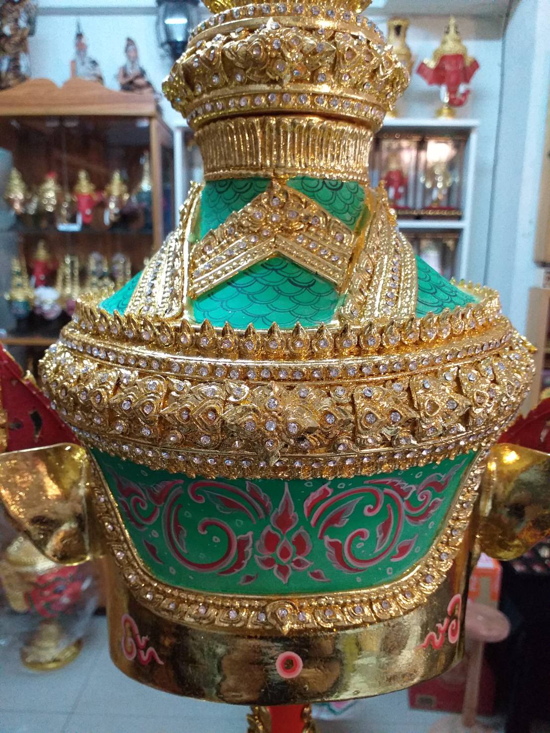 เศียร พญานาค ขนาดครอบ งานละเอียด