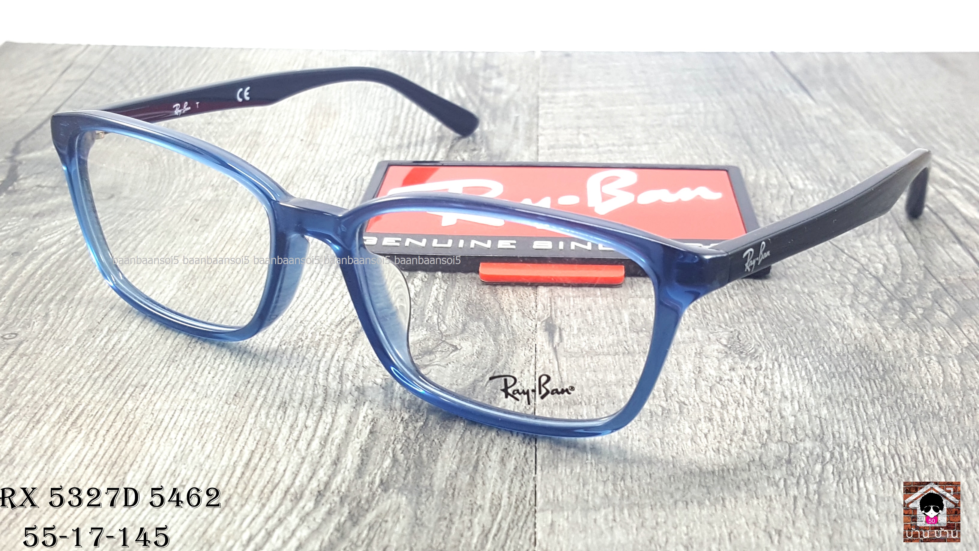 Rayban RB 5327D 5462 โปรโมชั่น กรอบแว่นตาพร้อมเลนส์ HOYA ราคา 3,400 บาท