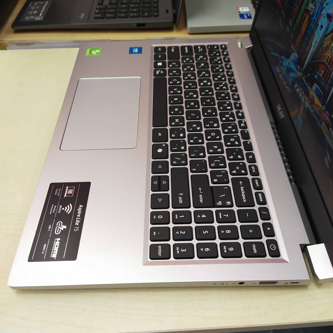 ACER ASPIRE LITE15 AL15-33P-C2Z9 สภาพเครื่อง 80% (ประกันศูนย์ Onsite 24/04/2027)