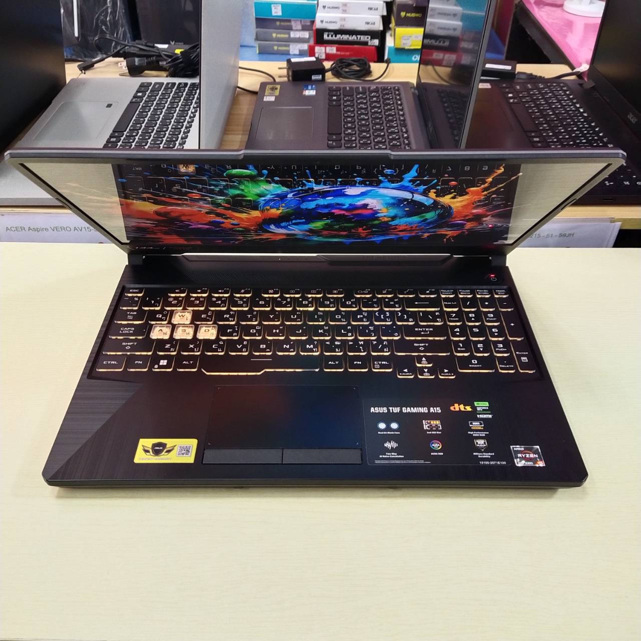 ASUS TUF GAMING A15 FA506NF-HN005W สภาพเครื่อง 97% *ติดฟิล์มกันรอยหน้าจอ* (ประกันศูนย์ 06/06/2026)