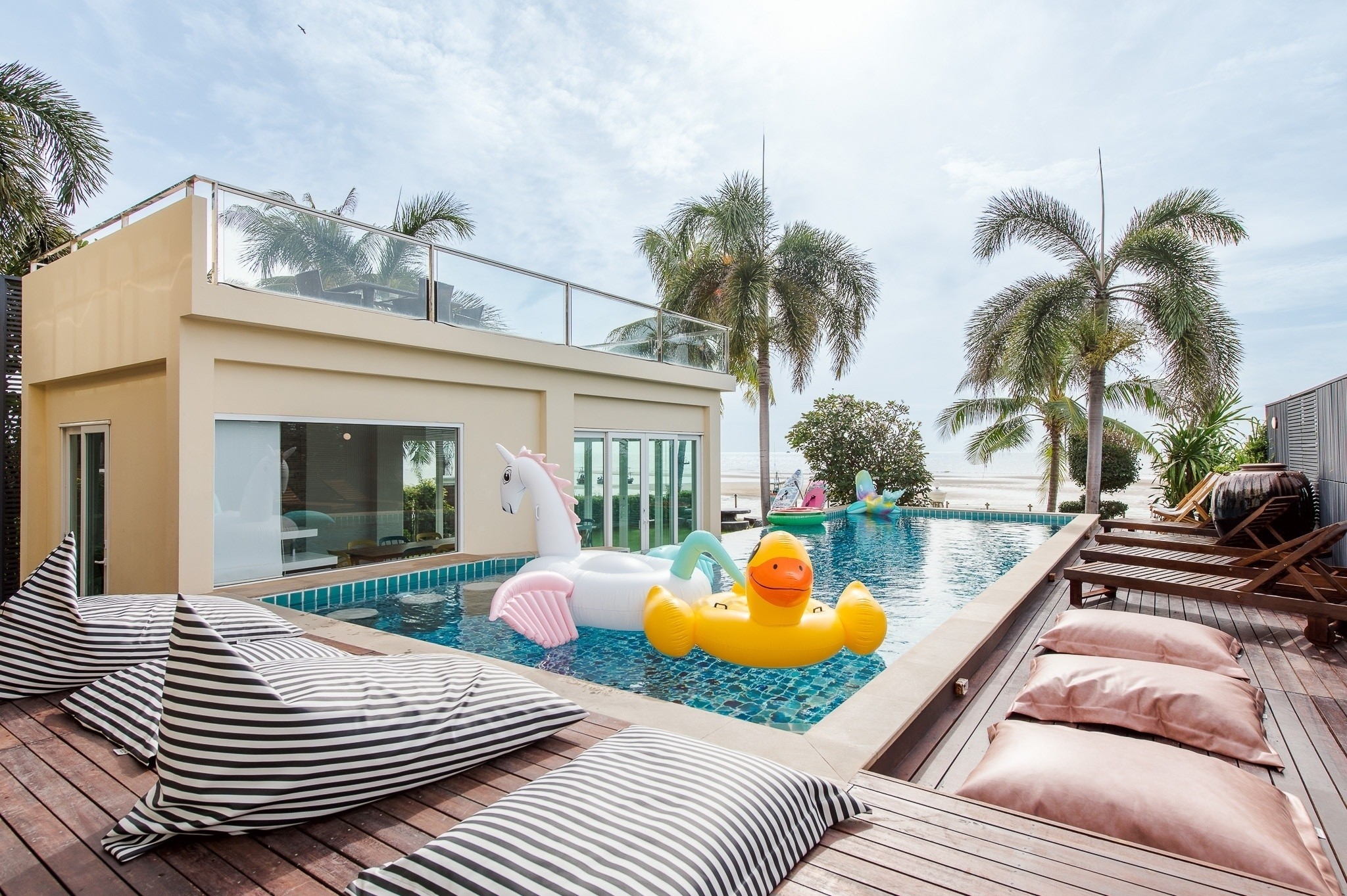 HR15006 บ้านพักหัวหิน บ้านซีไซด์ พูลวิลล่า