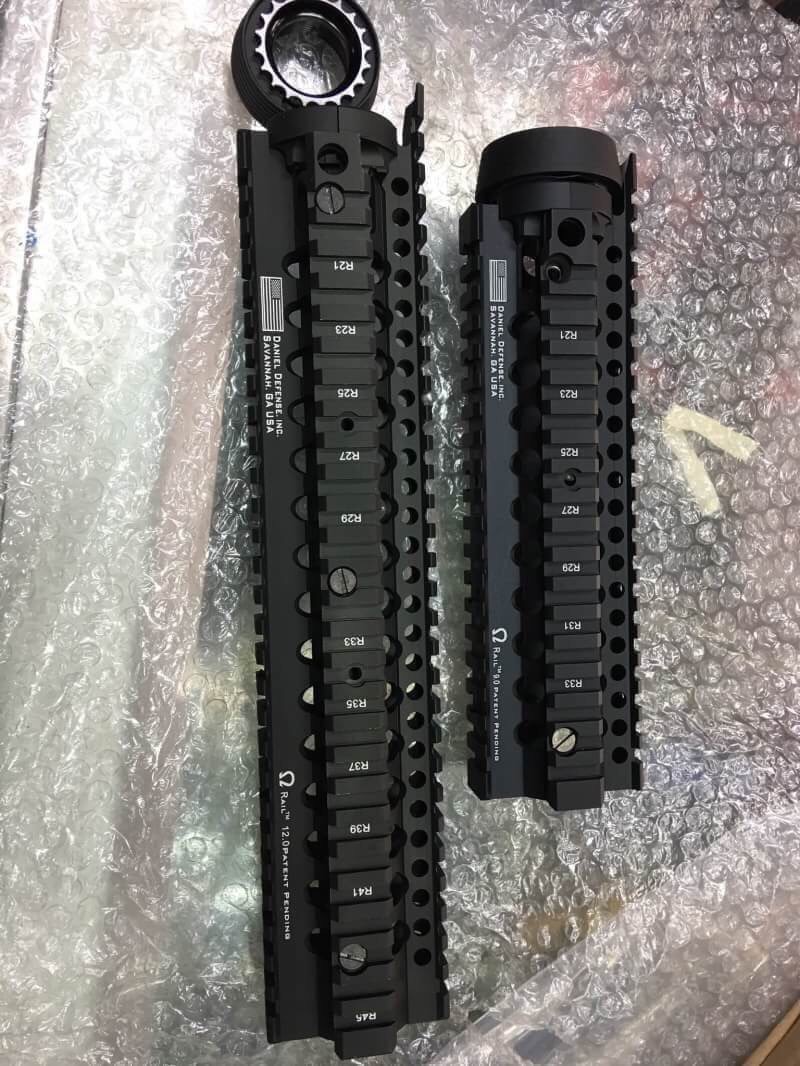 New.Daniel Defense Omega 9" / 12" Inch Rail Handgaurd With Delta Ring for M4 Cmng / 5.56 (BK) ราคาพิเศษ