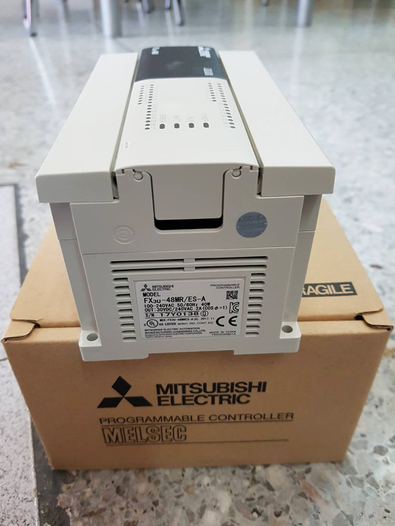 FX3U-48MR/ES-A PLC MITSUBISHI 24 IN/24OUT AC/DC/RELAY