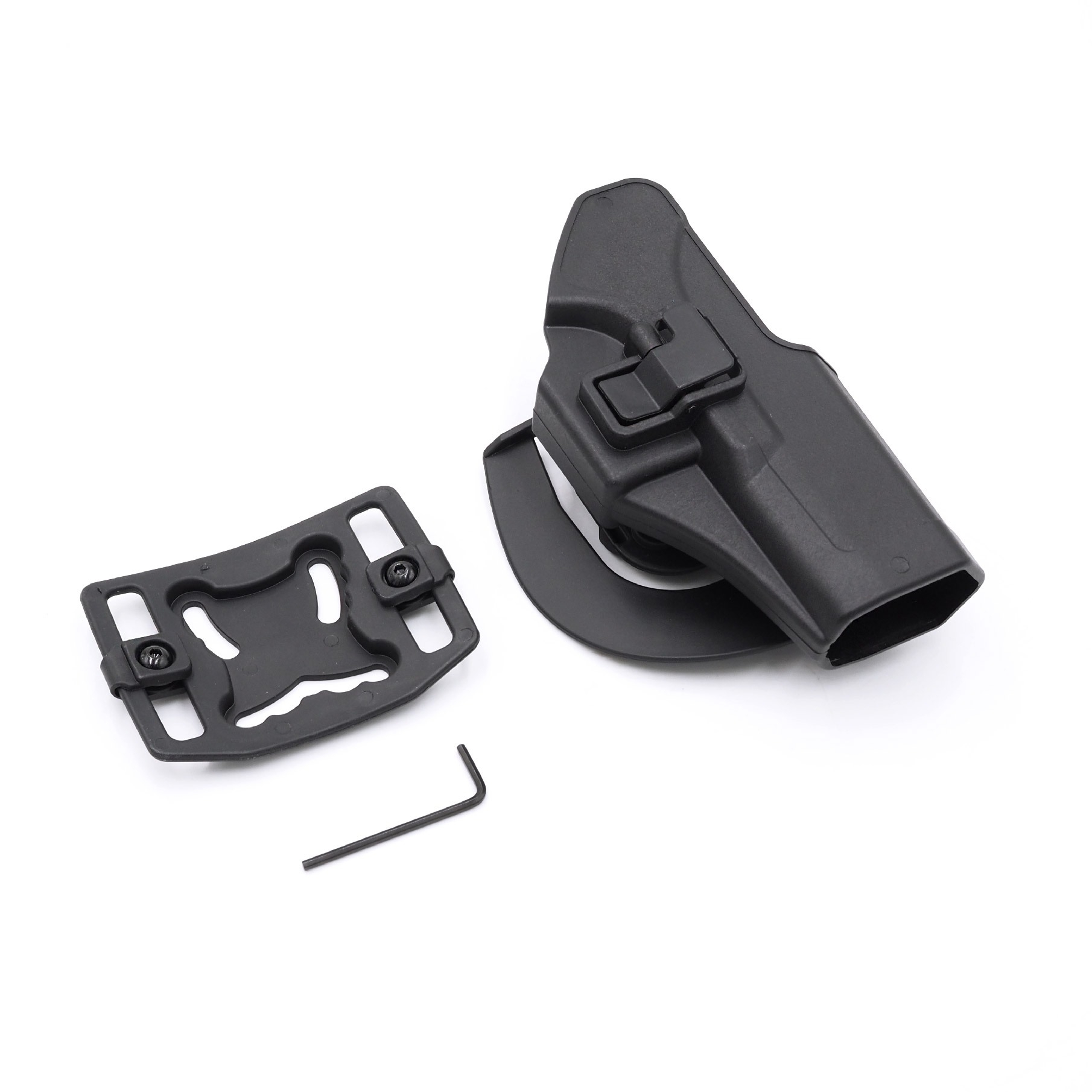 Newซ ซองปืน BH G17/G19 ( BH Holster ) 🍁 ผลิตจาก Polymer เกรดคุณภาพ 🍁 มาพร้อมเพลทเหน็บและเพลทสอดเข็มขัด