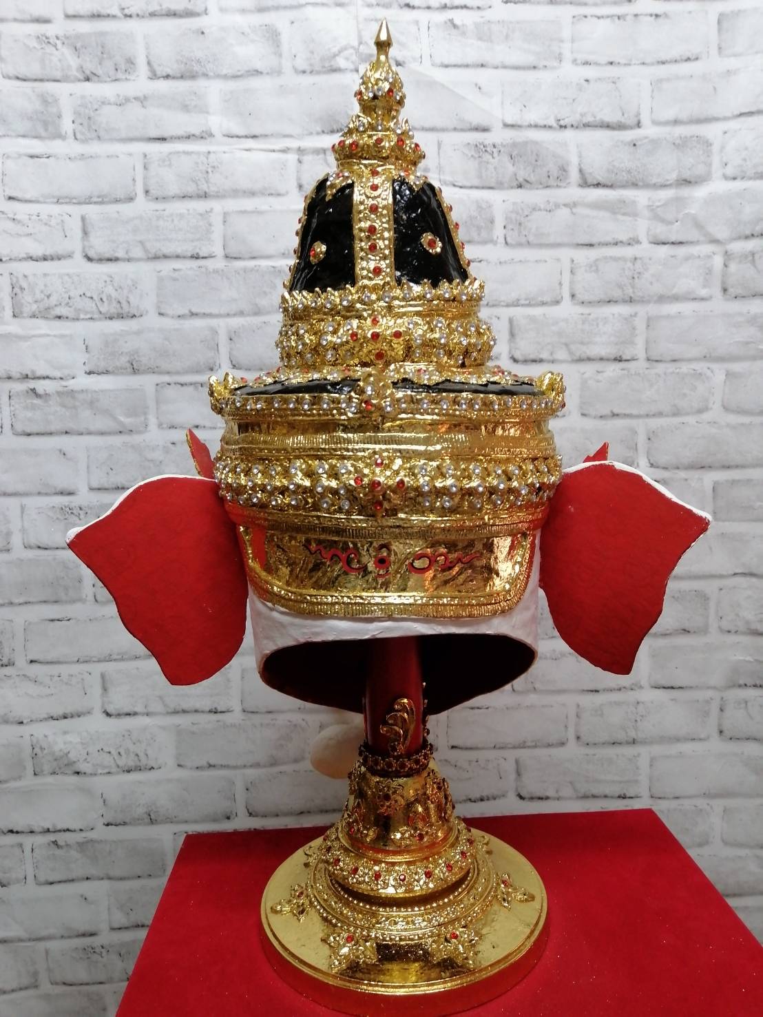 พระพิฆเนศ ขนาดครอบ (สีขาว)