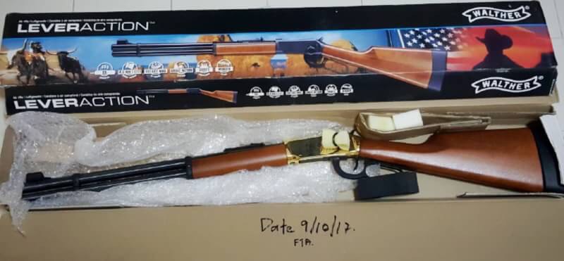 New.ปืนยาวอัดแก๊สWalther LeverAction .177cal. Co2 Rifle เบอร์ 1 ✔โม่ 8rdx2 ✔บอดี้ไม้จริง ✔ลำกล้องเหล็ก ✔ใช้แก๊ส Co2 88g ราคาพิเศษ