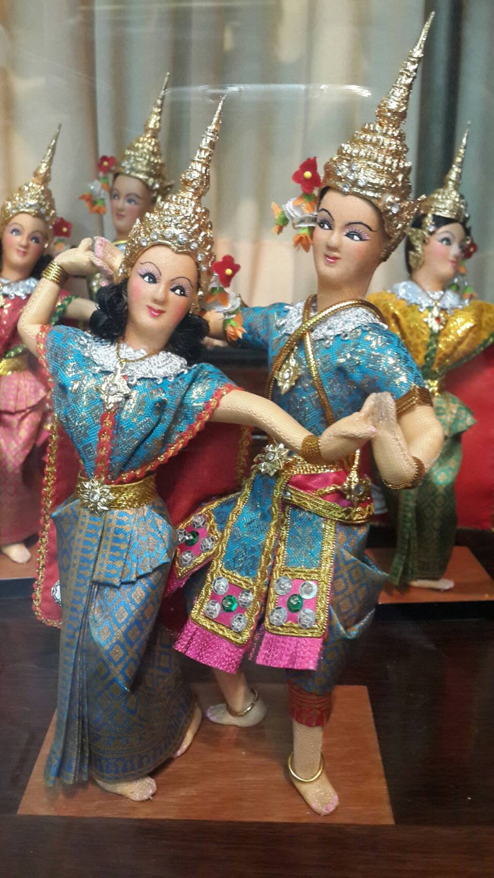 ตุ๊กตา นางรำ (ชุดคู่) ขนาดเล็ก 8 นิ้ว