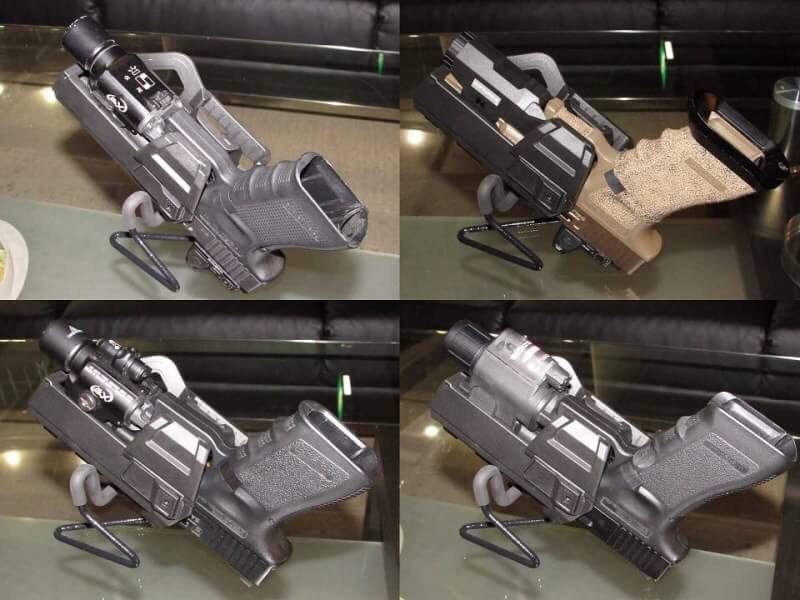 New.สินค้ามาใหม่ ซองปืนสั้น GLOCK ARMY FORCE Tactical Movable Holster for Marui/WE Glock Pistol for G17/G18/G19 Pistol สีดำ / สีทราย ราคาพิเศษ