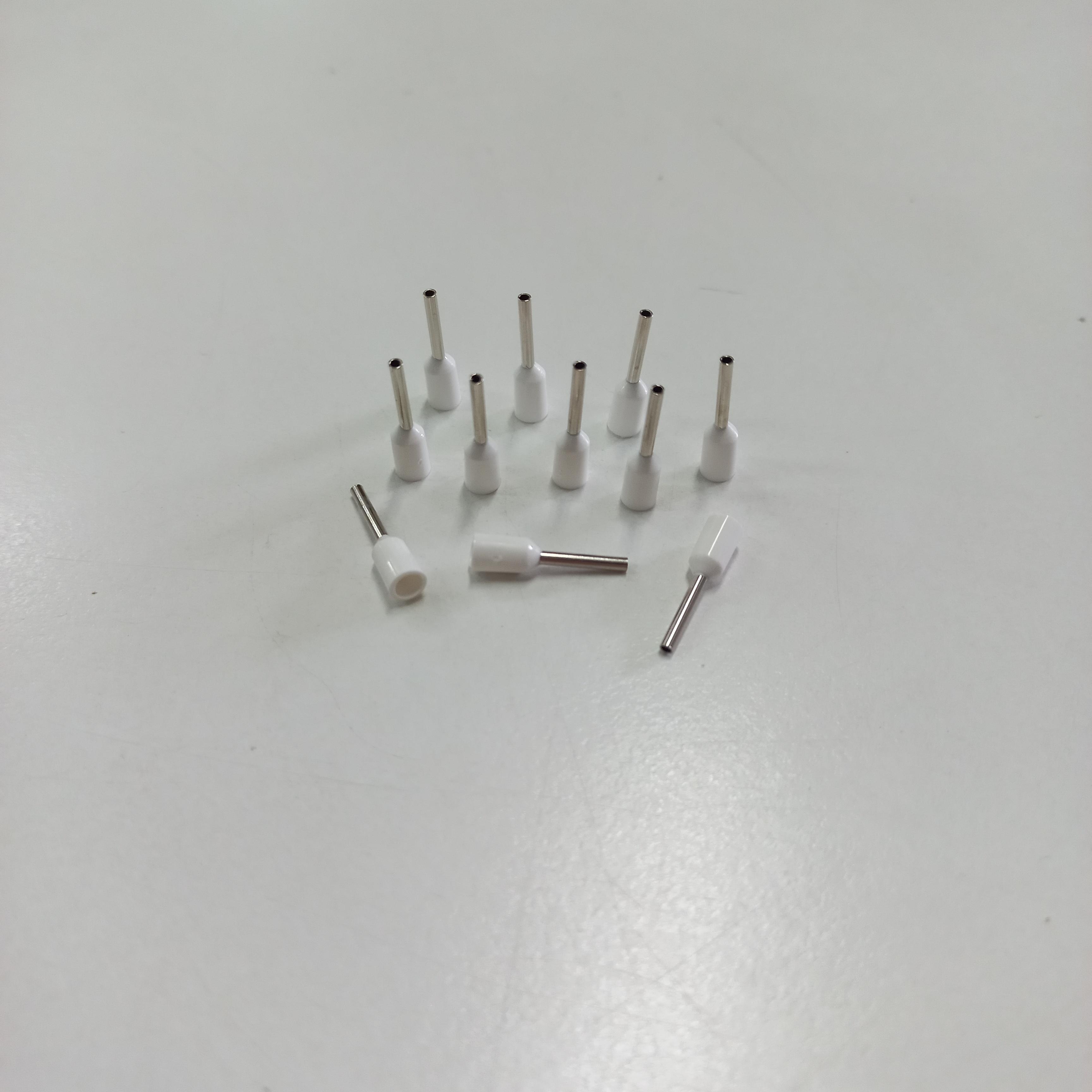 หางปลาคอร์เอ็น เดี่ยว สีขาว ONKA-8007 ใช้กับสาย 0.5 sq.mm ข้อต่อย้ำปลายสาย คอร์ดเอ็นแบบเดี่ยว