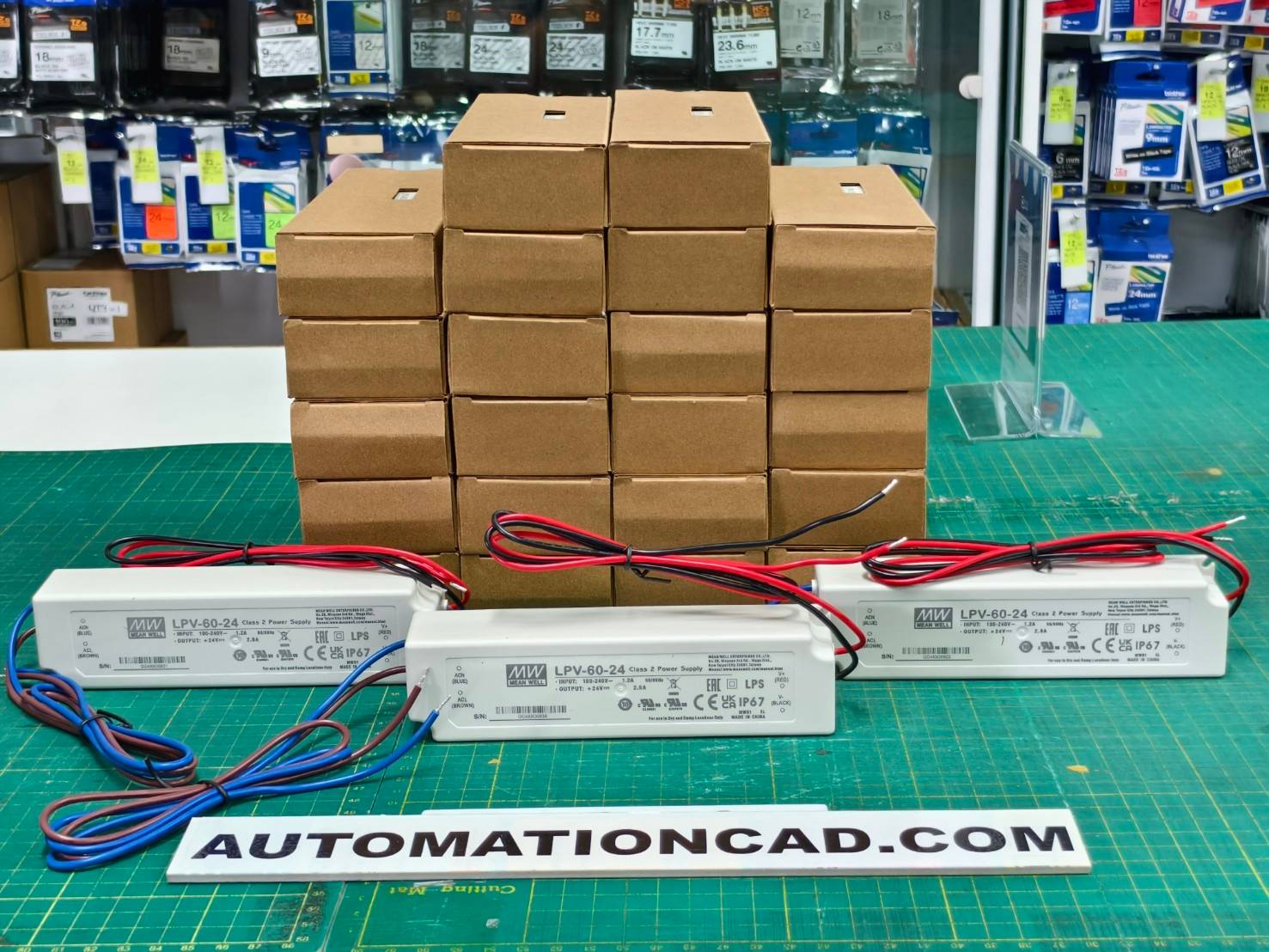 LPV-60-24 LED Driver พาวเวอร์ซัพพลาย Meanwell 24VDC 60W Switching Power Supply