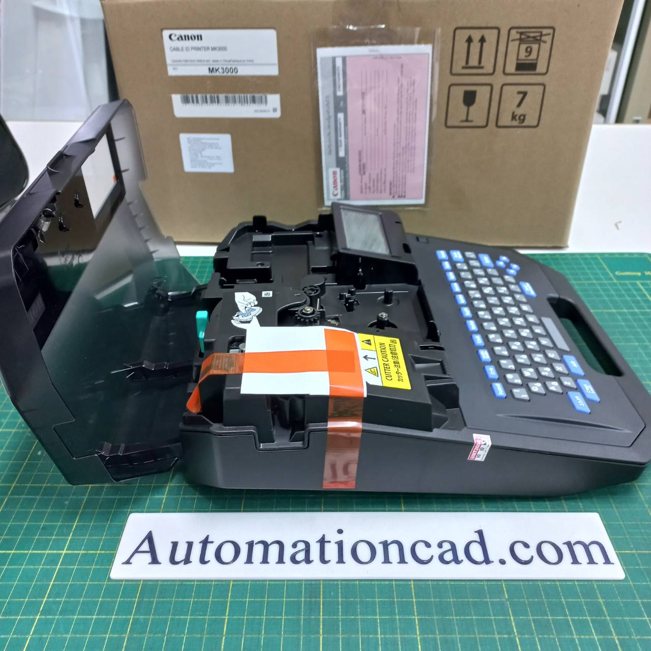 เครื่องพิมพ์ปลอกสายไฟ CANON MK-3000 ต่อคอมพิวเตอร์ได้ Label Printer Wire Marker MK3000