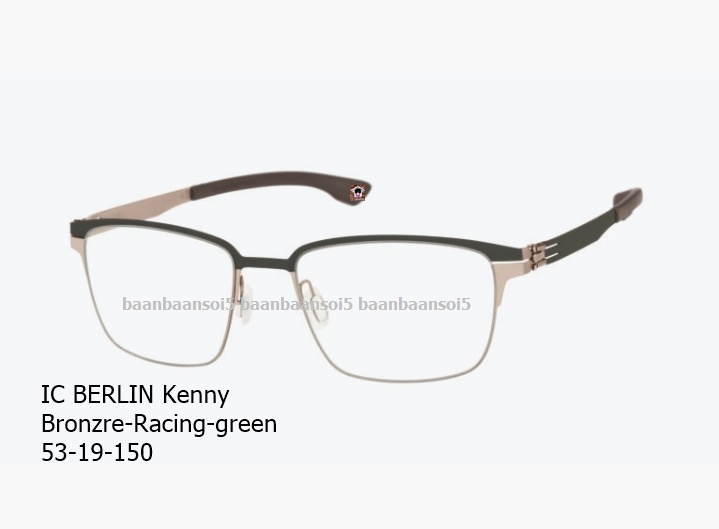 IC BERLIN Kenny โปรโมชั่น พร้อมเลนส์เปลี่ยนสี Hoya Sensity ราคา 18,900 บาท