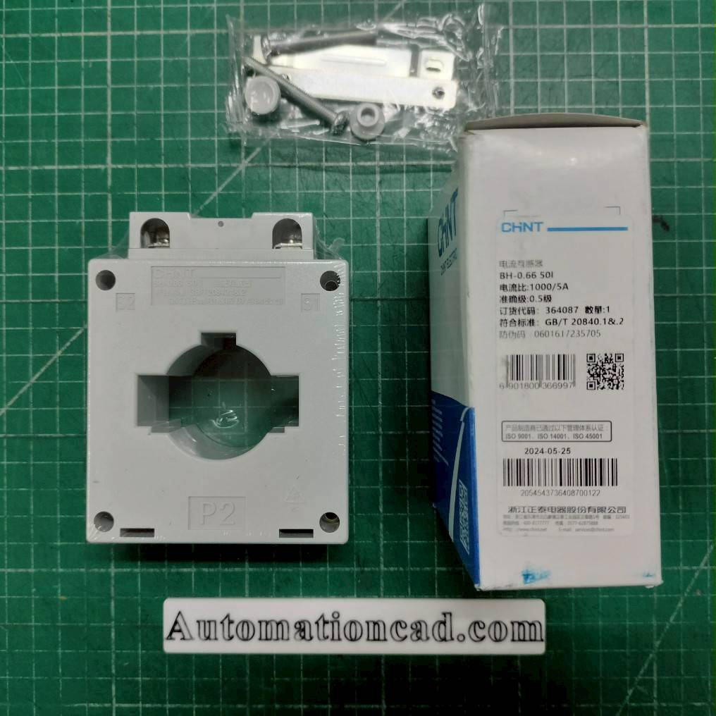 หม้อแปลงกระแสไฟฟ้า CT 1000/5A CHINT BH-0.66 50I Class 0.5 Current Transformer