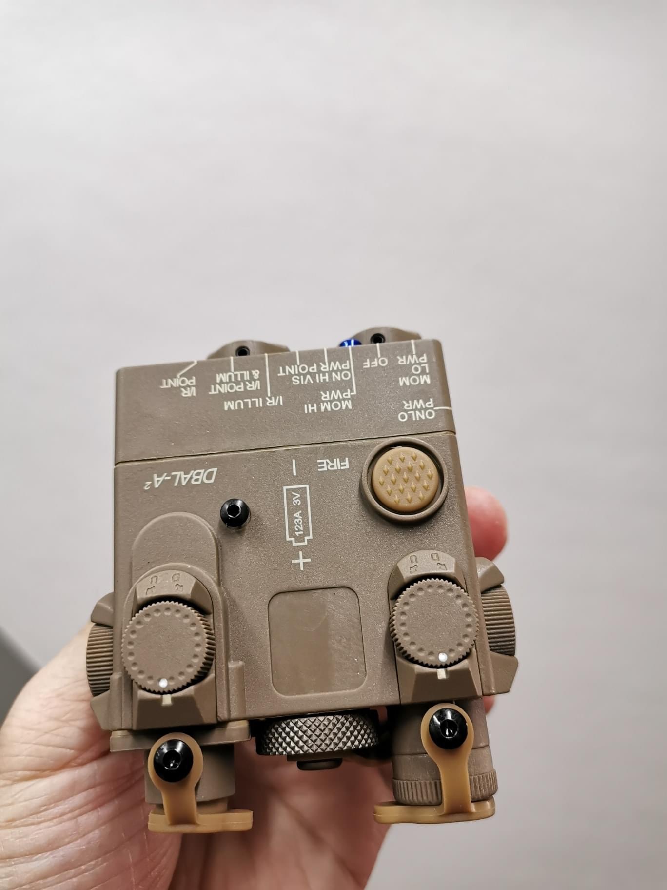 Dbal-A2. Nylon. กล่องเลเซอร์ ทรง DBAL-A2 (only laser) วัสดุไนล่อน มีให้เลือกเลเซอร์แดง/ เลเซอร์เขียว BK. DE