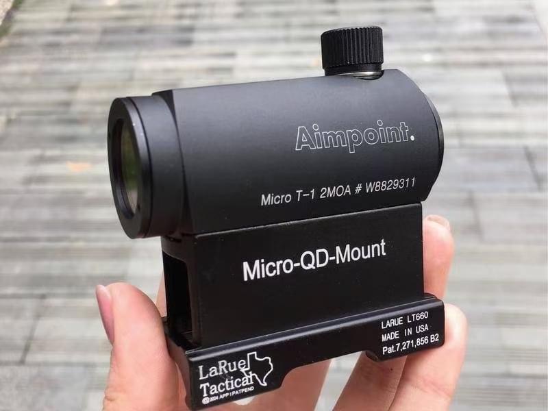 Red dot T1. HD มาพร้อมขาแต่งแบบ Larue QD รุ่นใหม่คมชัดกว่าเดิม