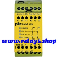 PILZ 774073 PNOZ 16S 110VAC 24VDC 2n/o 2so LiNE iD : RELAYS.SHOP