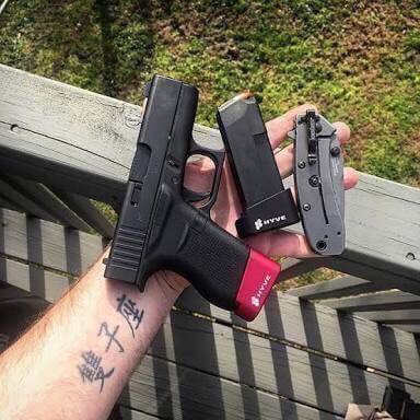 New.ปิดท้ายสไลด์แต่ง / ส้นแม็ก เพิ่ม 2นัด ใช้กับปืน GLOCK43 / ซองปืนพกใน Cytac GLOCK43 ราคาพิเศษ