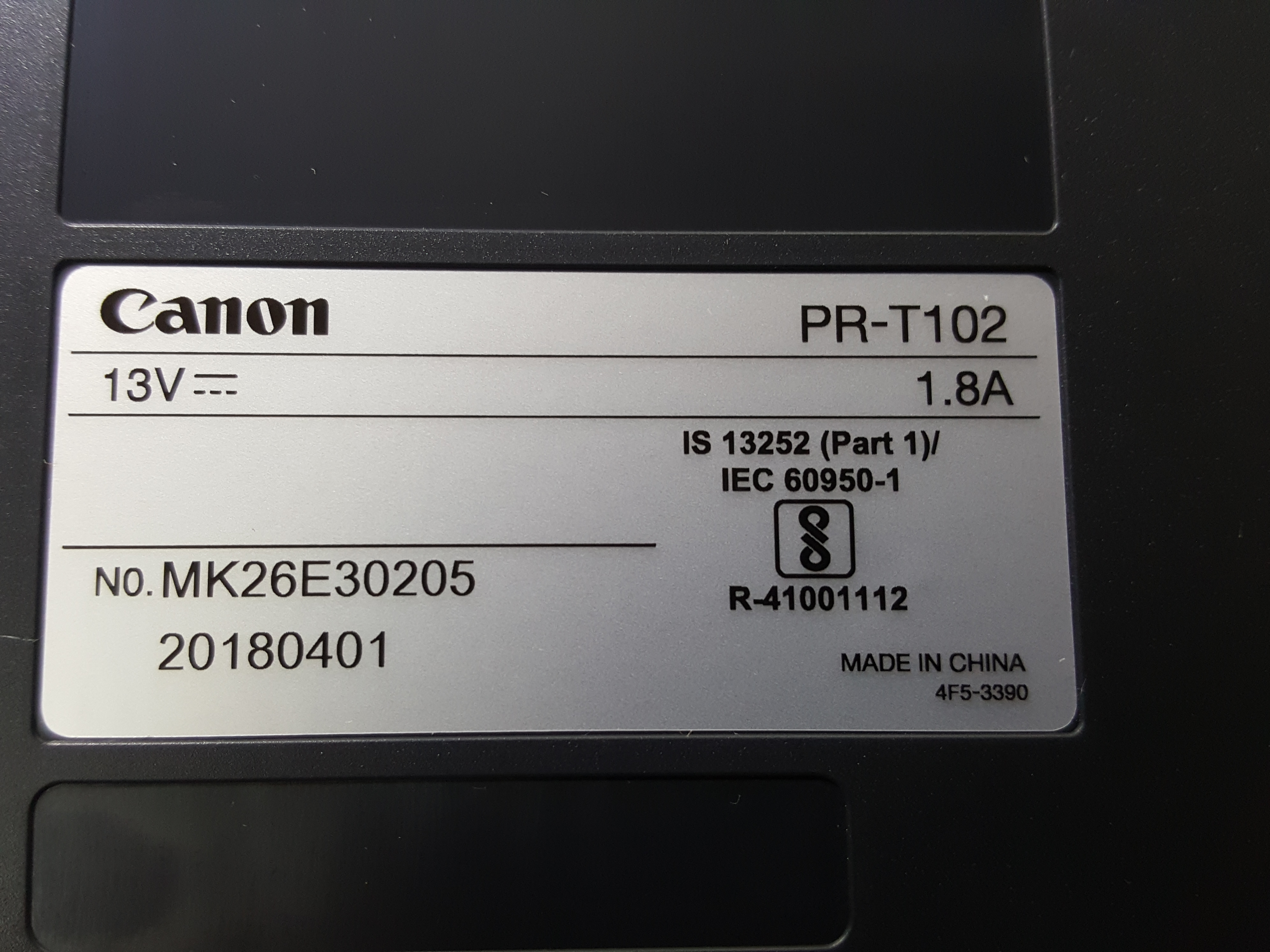 เครื่องพิมพ์ปลอกสายไฟ CANON MK-2600 Label Printer, 32,000.- Wire Marker