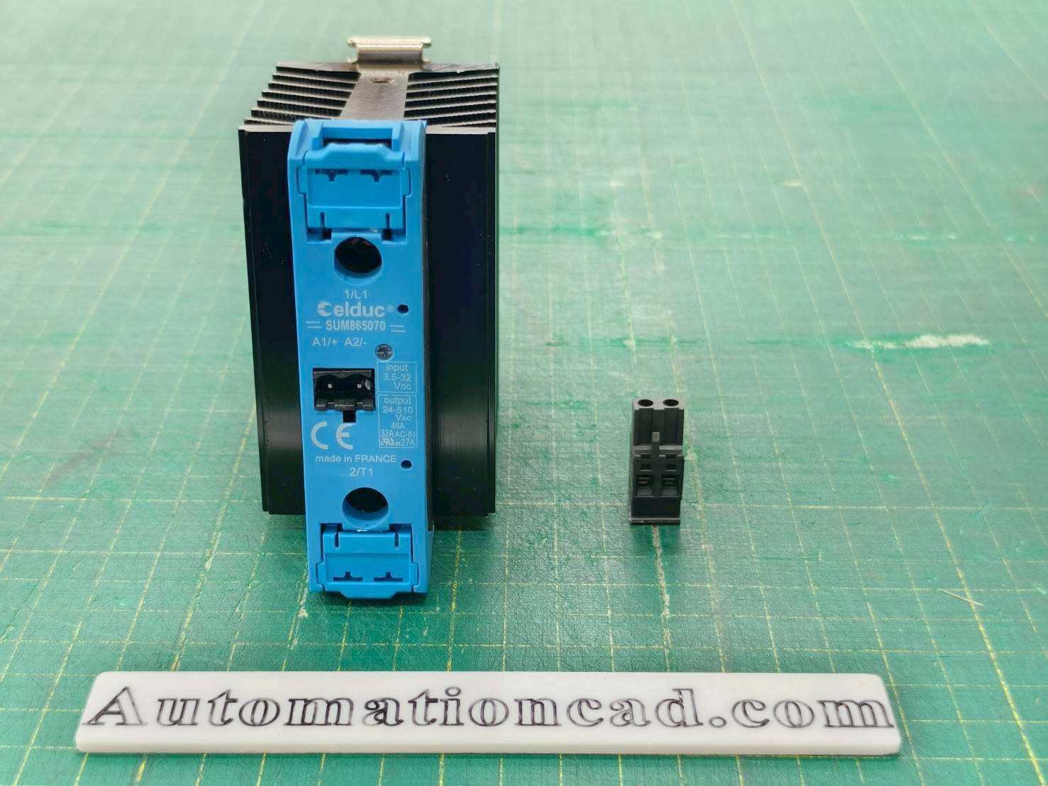 โซลิดสเตต SSR 45A 24-510Vac Input 3.5-32VDC/LED SOLID STATE RELAY CELDUC รุ่น SUM865070