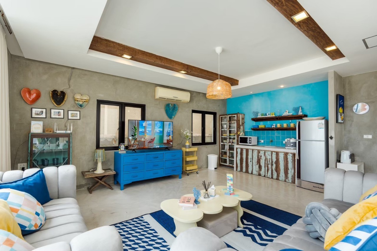 HR15075 บ้านพักติดหาดปราณบุรี The Banana Beach Villa Pranburi