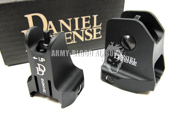 DD Fixed Front and Rear Sight Set